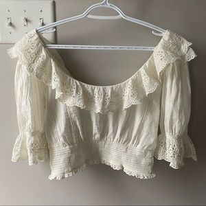 Aritzia Sunday Best ruffle top